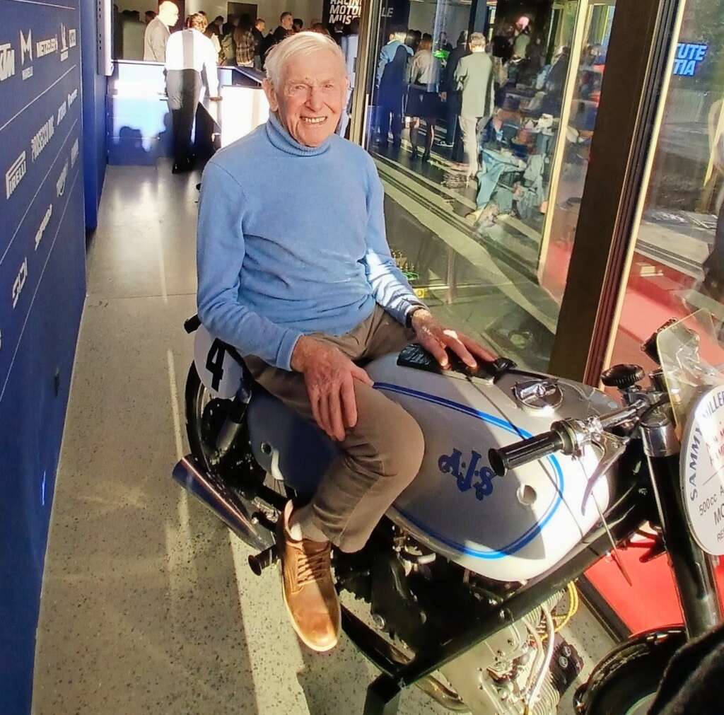 Sammy Miller MBE and his 1947 AJS Porcupine
