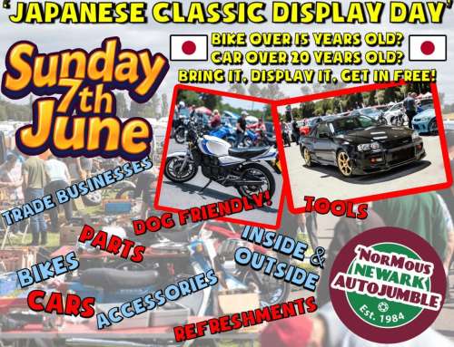 Japanese Classics Display Day rolls into ’Normous Newark Autojumble this June